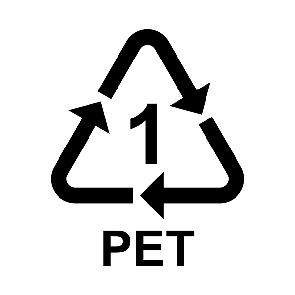 PET recycle symbol