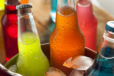 Beverage Bottles, Glass Fruit Juice Bottles