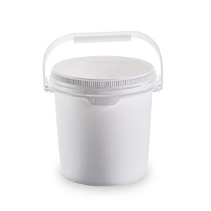 Large Plastic Tubs - 1 Gallon Round Tubs