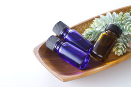 Essential Oils in Tray