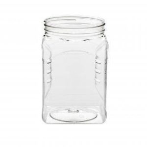 Empty wide-mouth mason jar