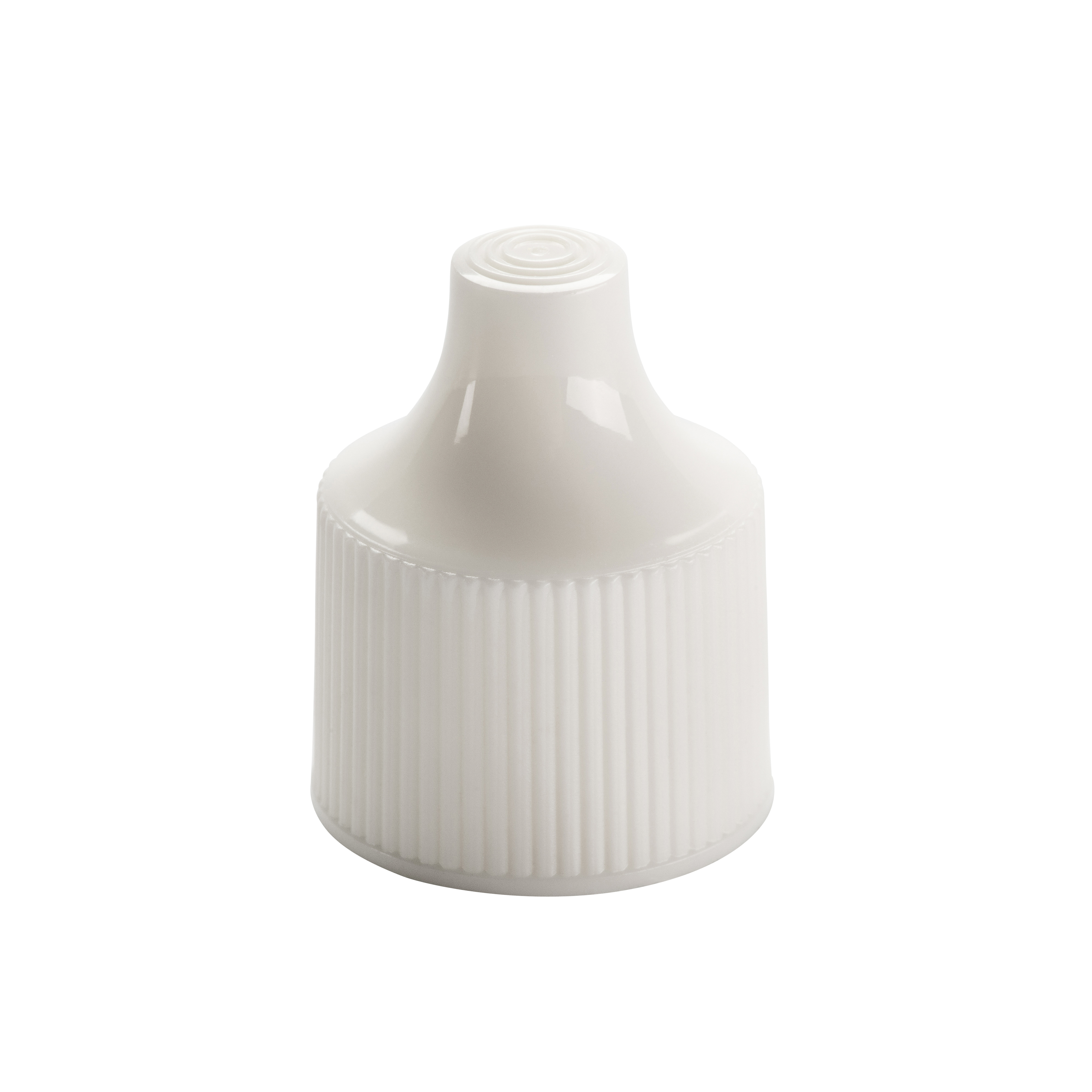 Whiter container with screw top for lid