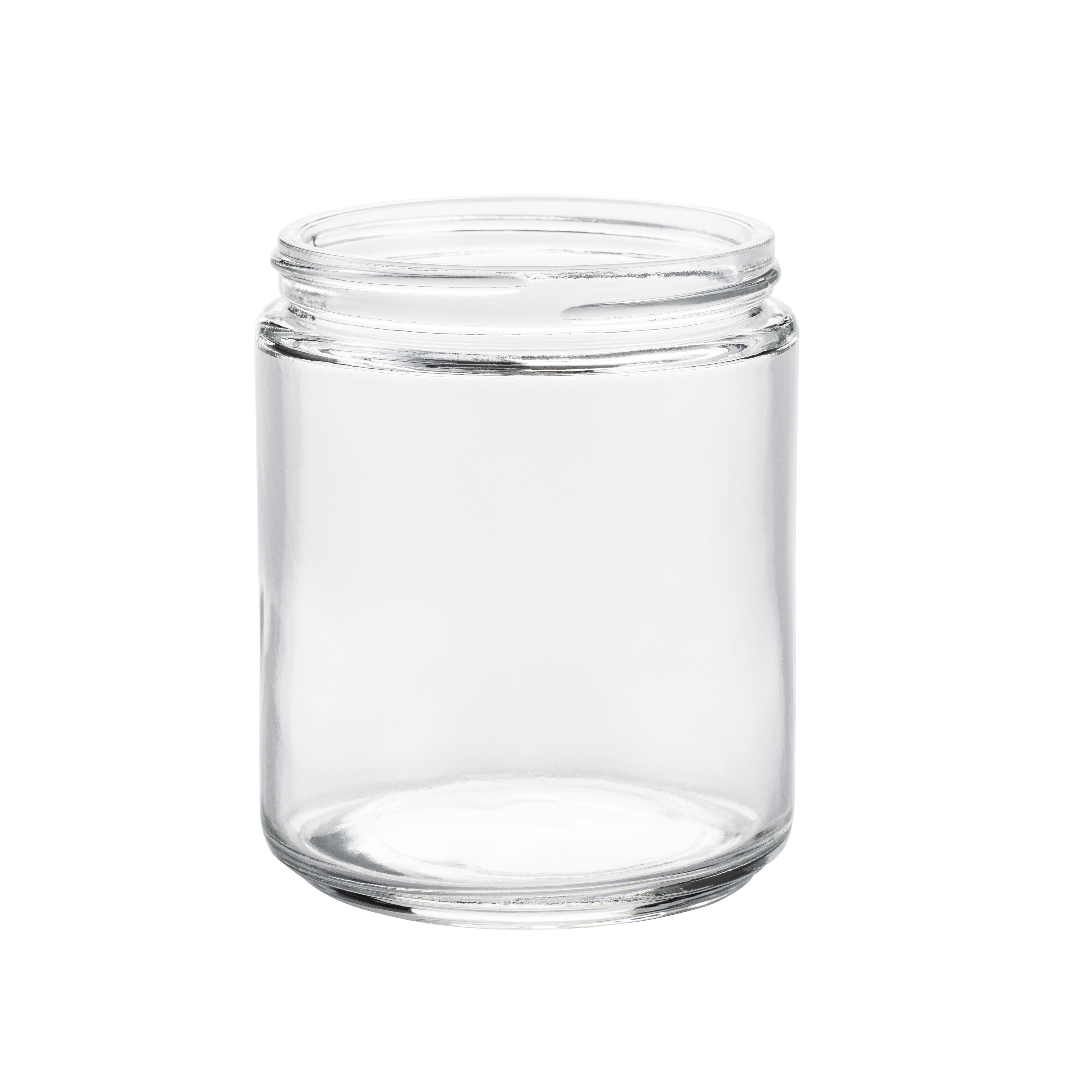 2 oz. flint glass straight sided jar, 53-400