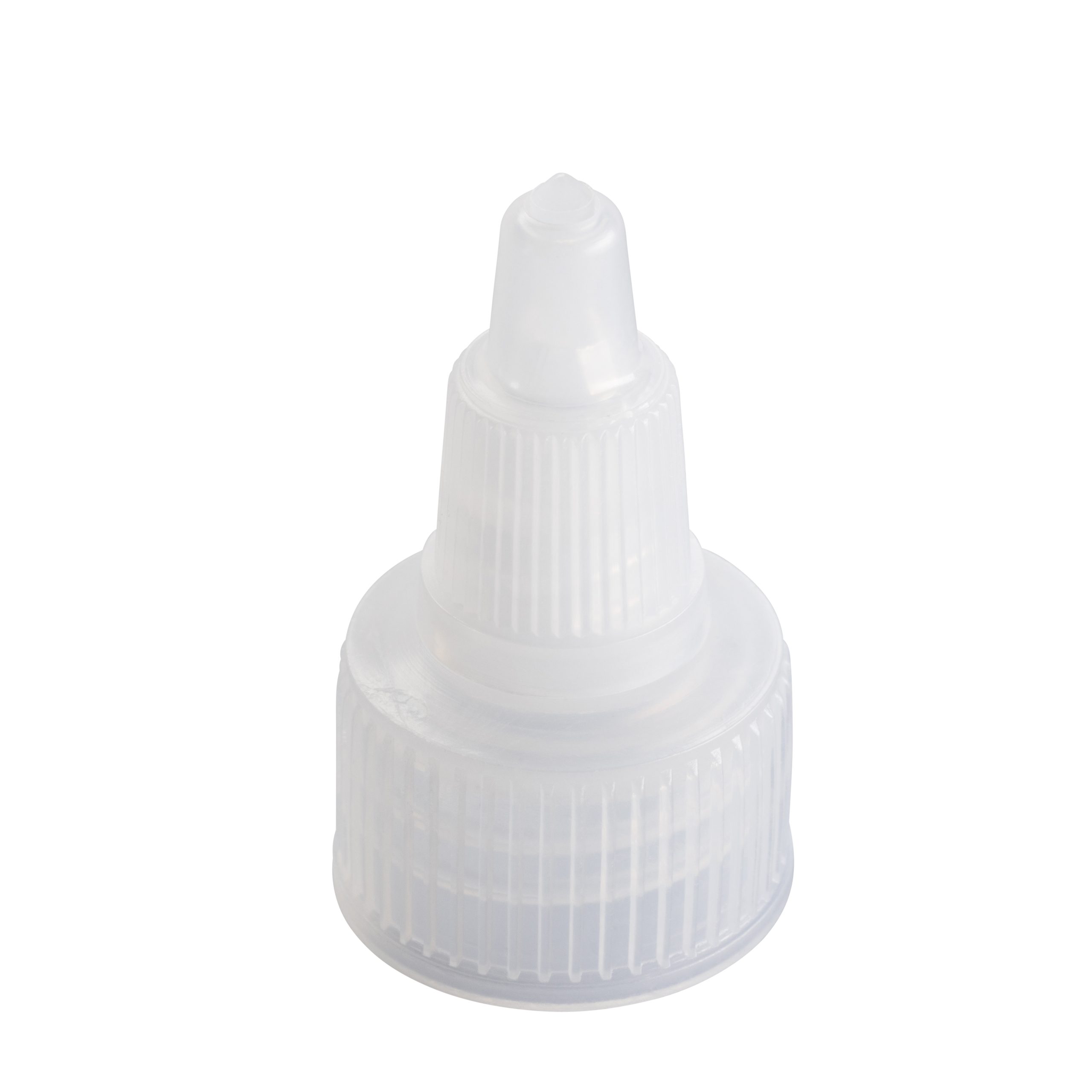 White dropper cap