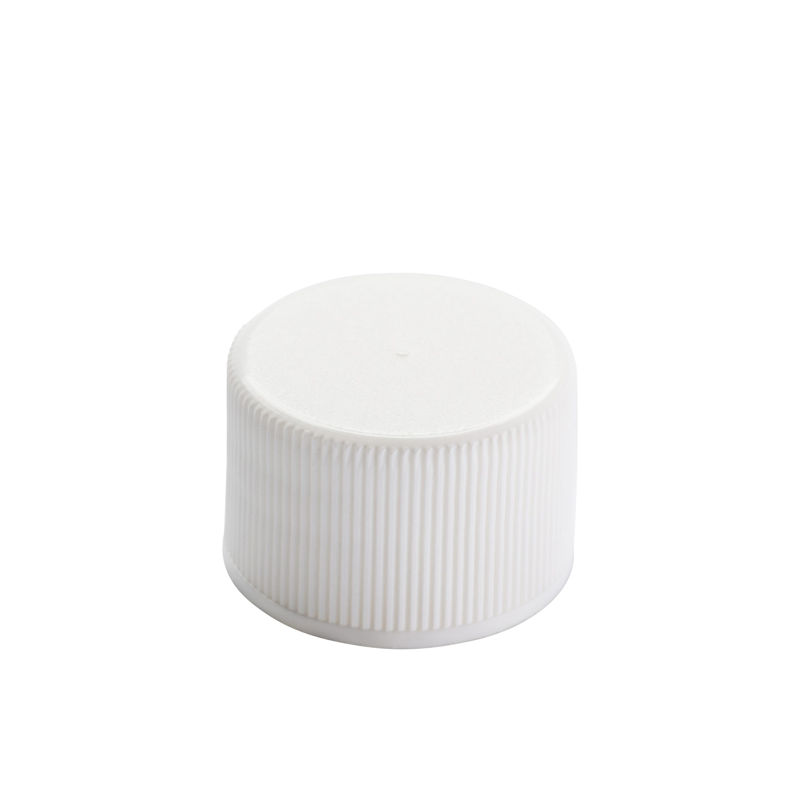 WHITE PP Fine-ribbed closure