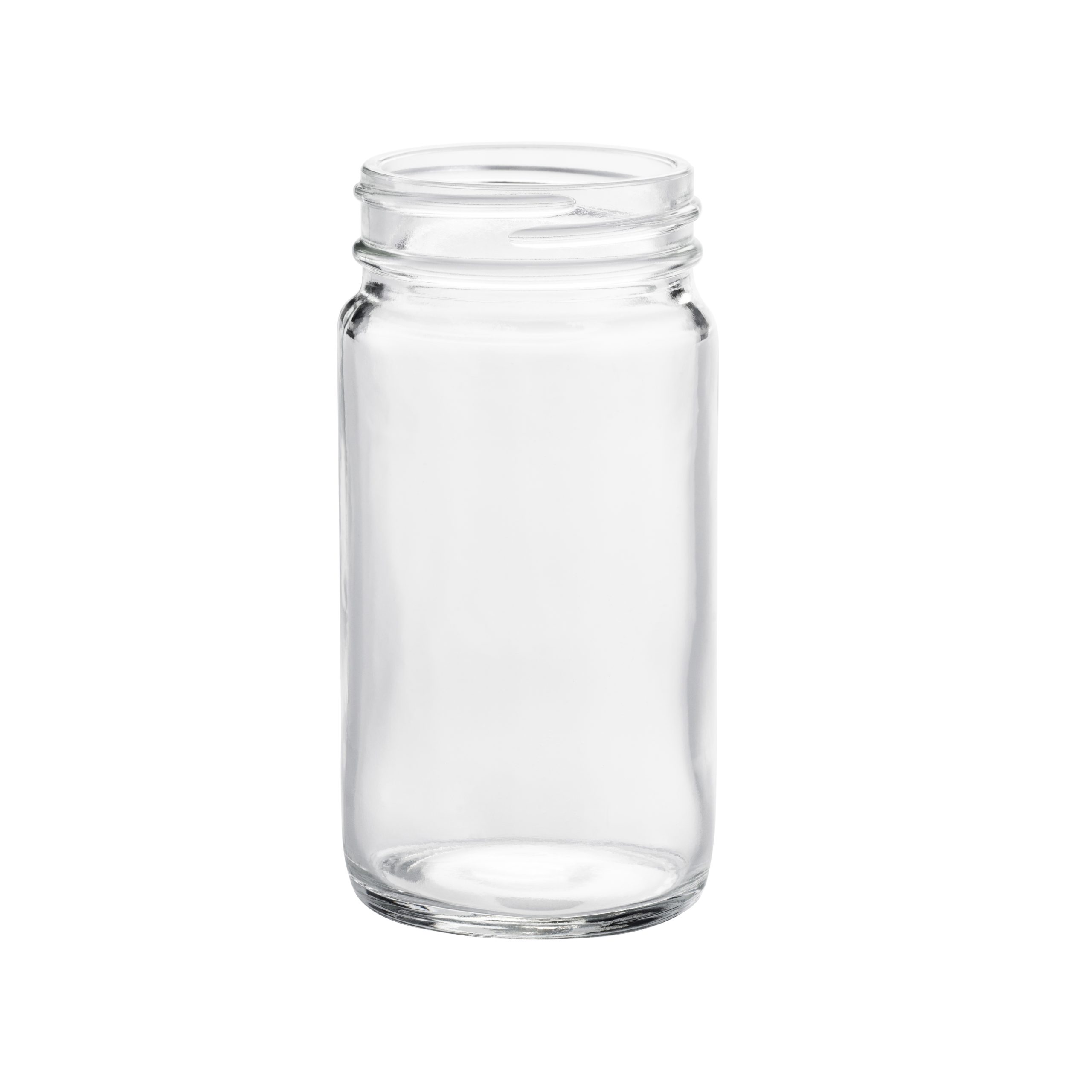 6.4 oz. Clear Glass Hexagonal Jar