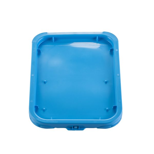 HDPE Square Tamper Evident Pail Lids with Pull Tabs