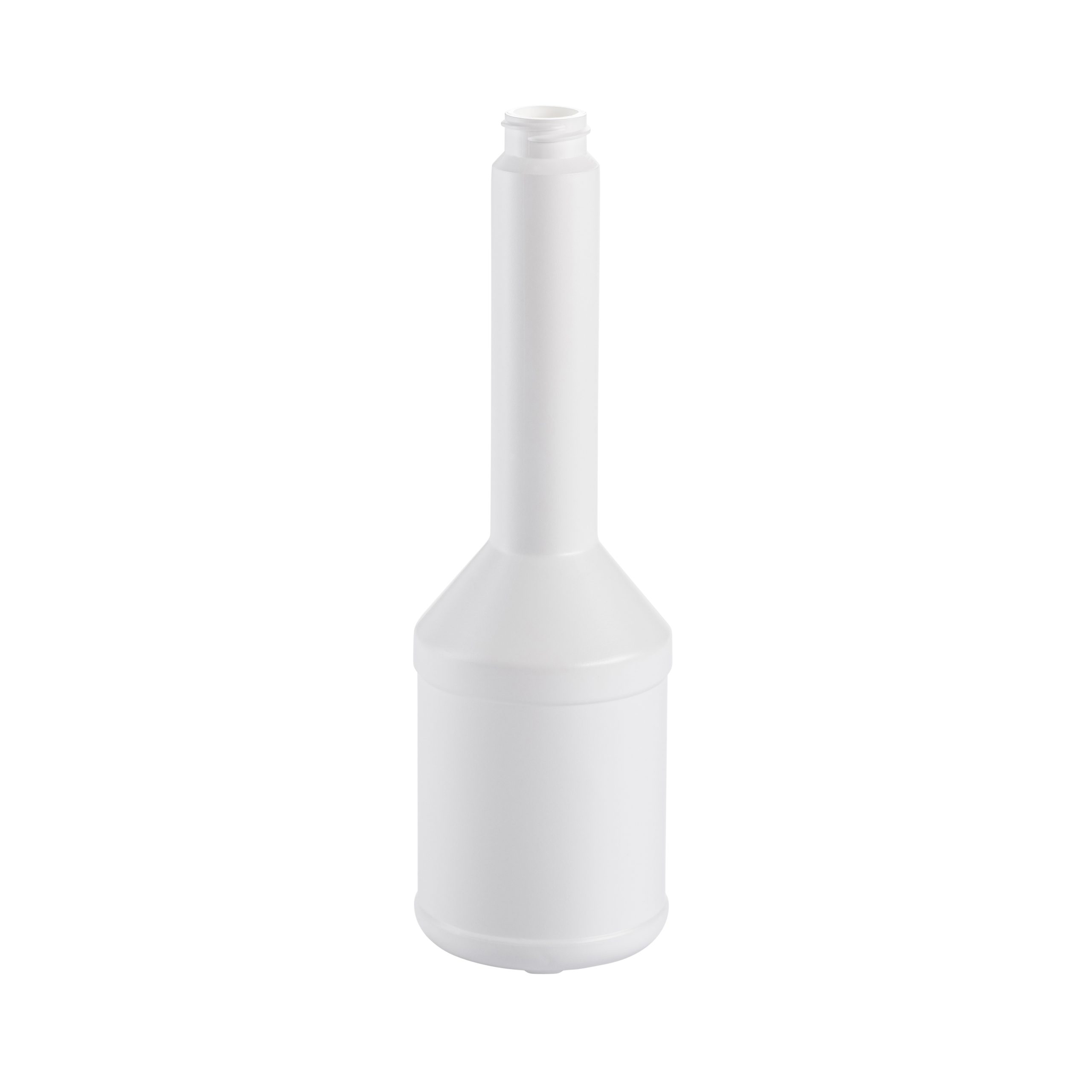 White container with neck spout