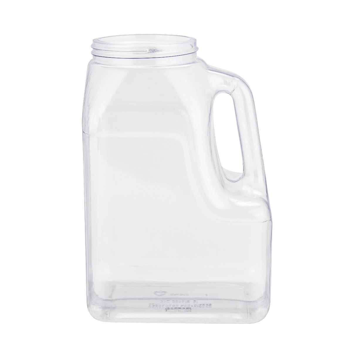 Plastic jug container
