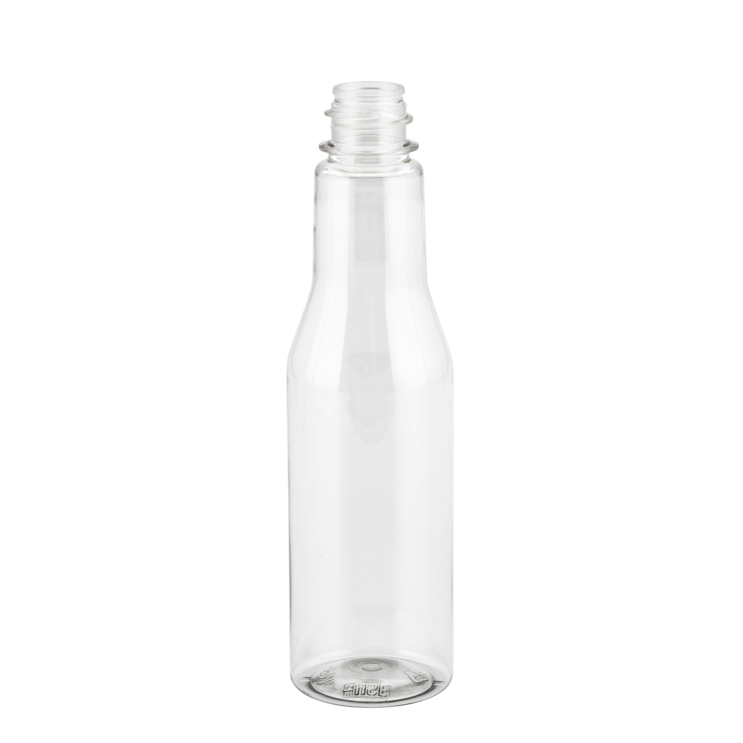 Slim plastic bottle container