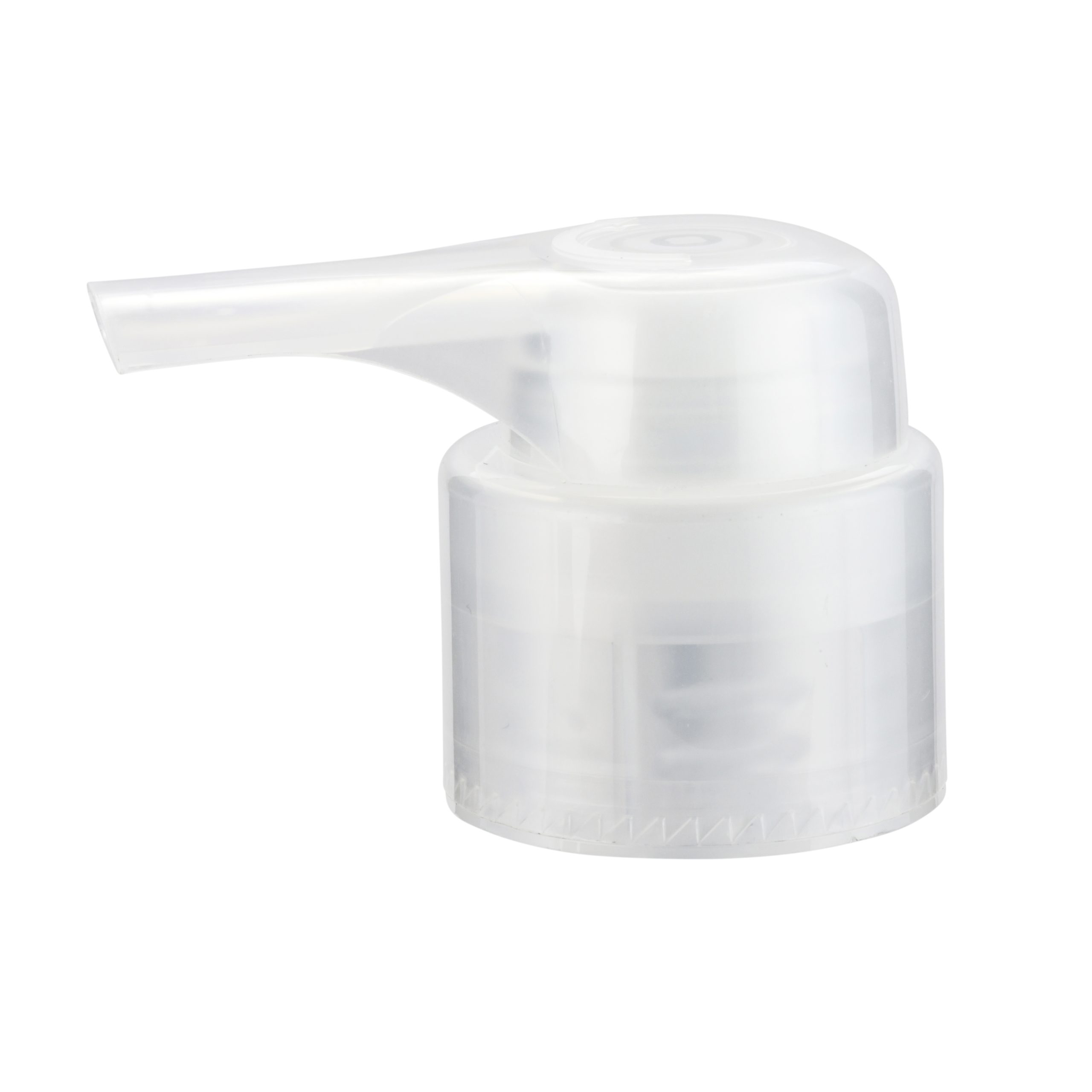 Translucent dispenser lid