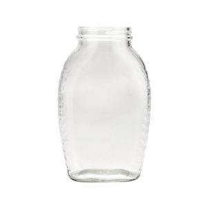 Wide glass container