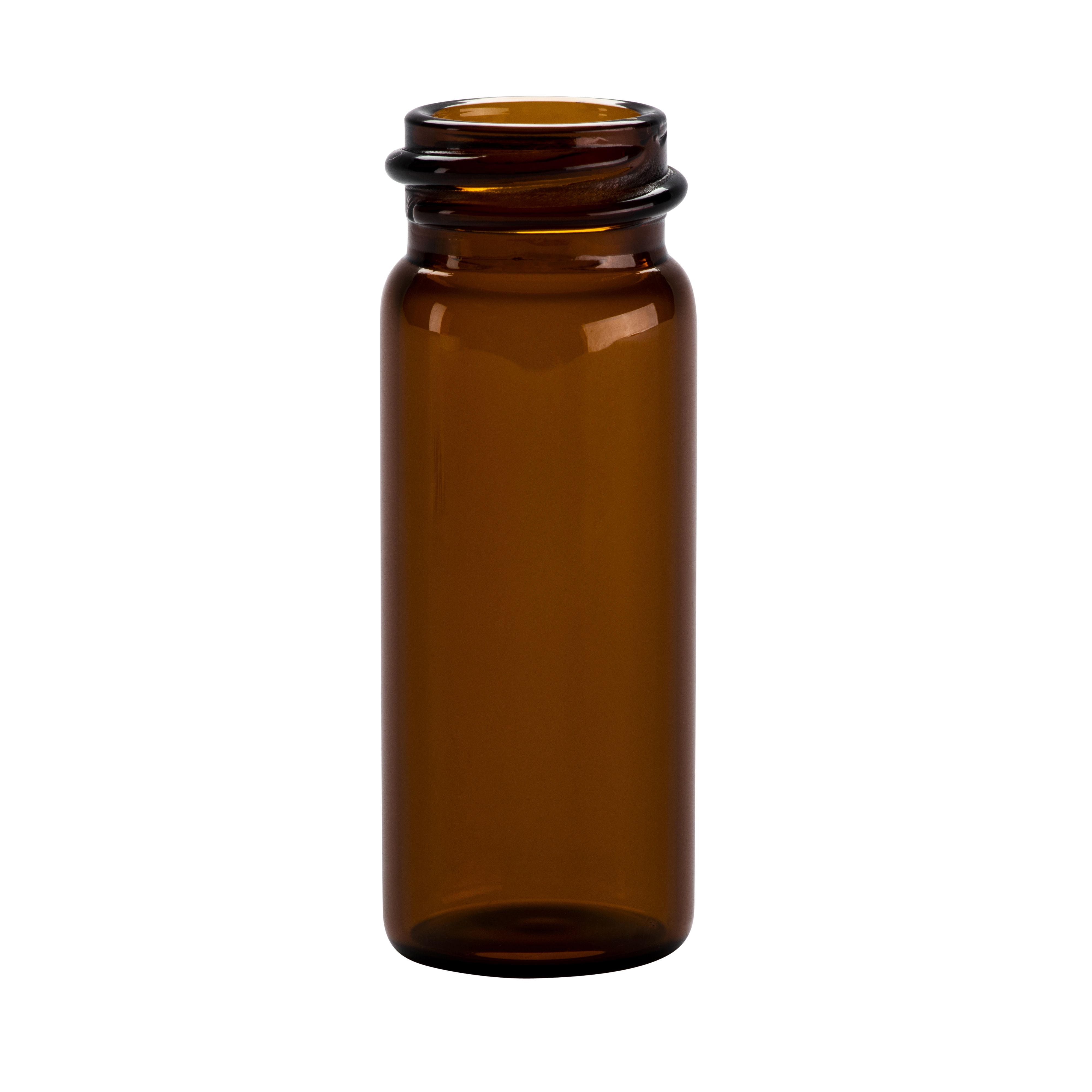 Brown glass container