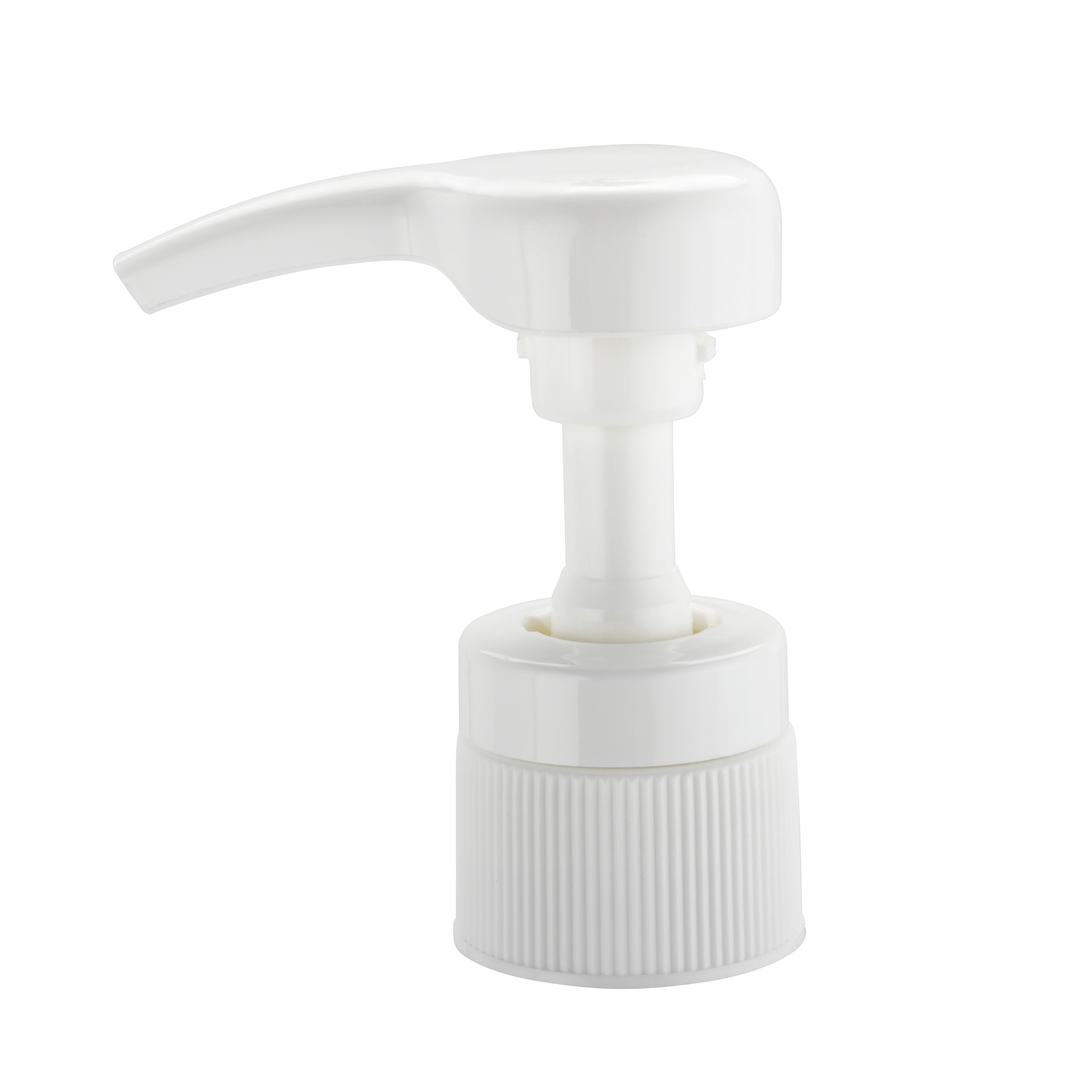 White lid with push dispenser