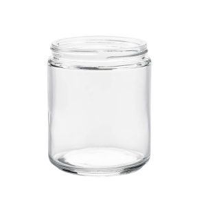 16 oz. flint glass straight sided jar, 89-405