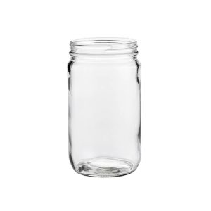 32 oz. flint glass straight sided jar, 89-405