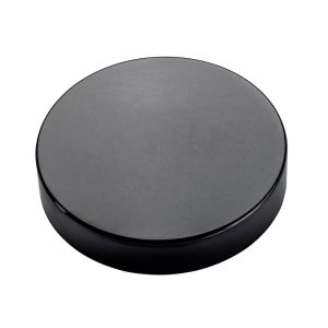 24-400 black Phenolic (Bakelite) closure with pulp and poly vinyl liner (PRVTLF)