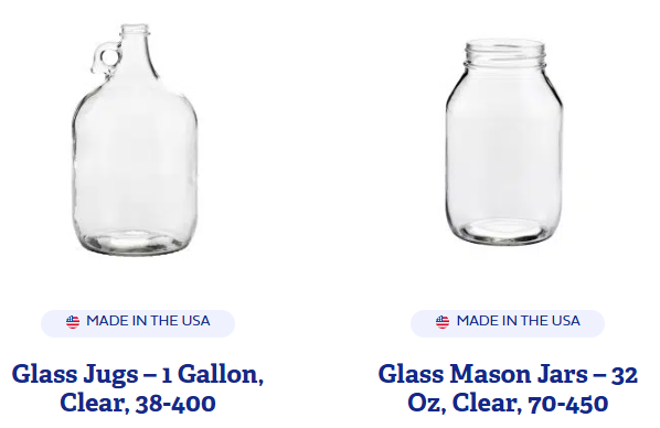 Glass Containers In MJS Packaging