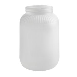 HDPE Wide Mouth Round Jars - 128 oz, Natural, 110-400, Panel
