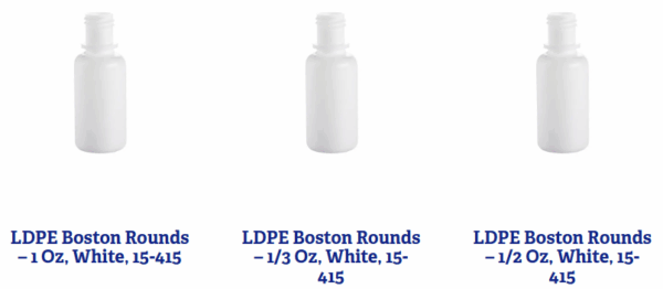 Nasal Bottles LPDE From MJS Packaging