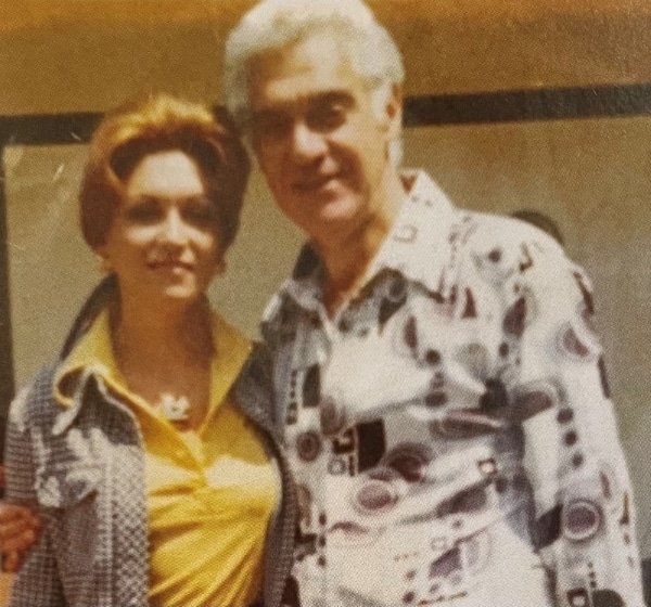 Deborah Jacob pictured with her father, Joel Jacob.